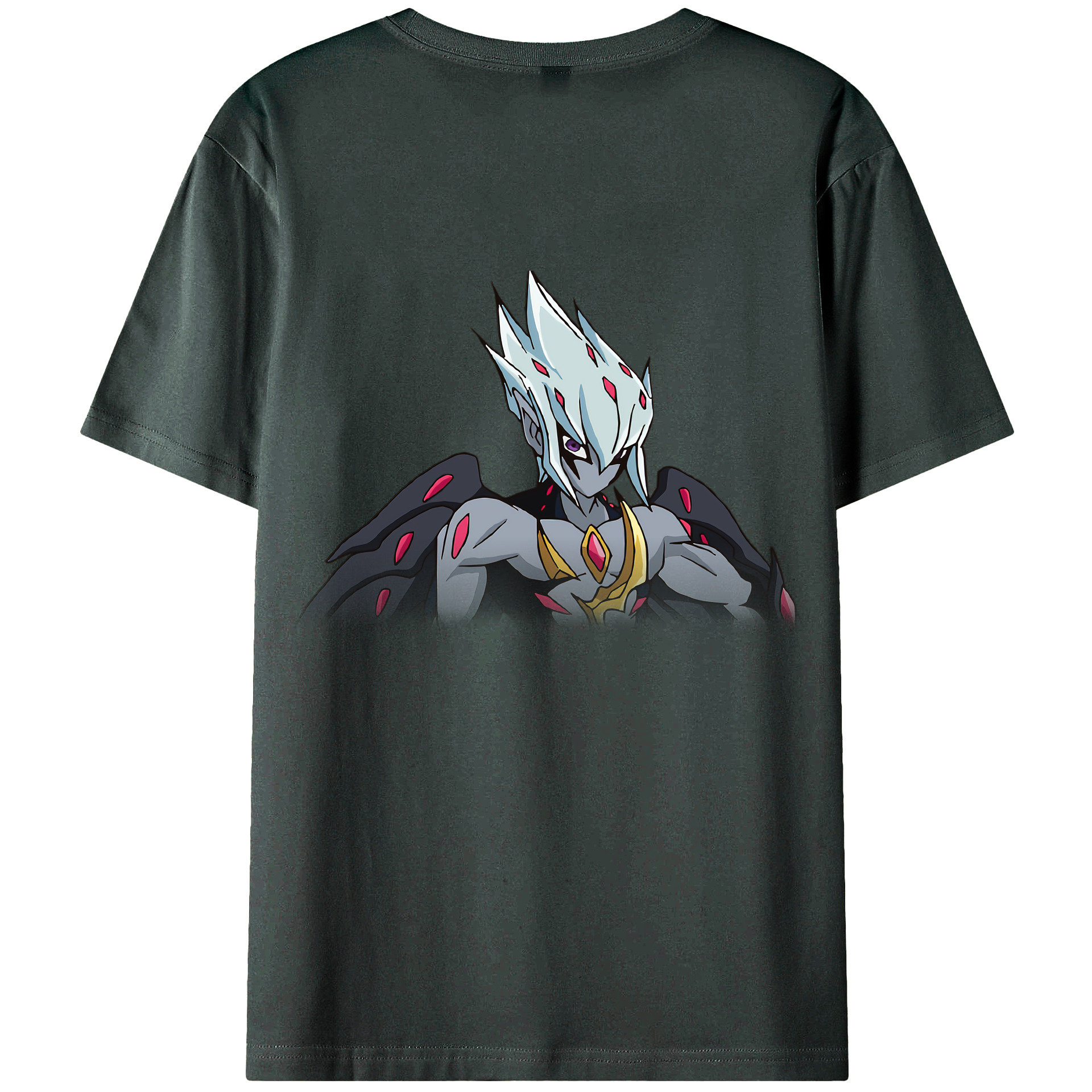 （画像用） 遊☆戯☆王 Yu-Gi-Oh! 綿100％ メンズ半袖Tシャツ（バックプリント） 通気性